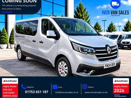 Renault Trafic 2.0 dCi LL30 Advance Minibus Double Cab 5dr Diesel Auto9 L2 H1 Euro 6 (s/s)