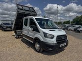 Ford Transit Tipper [SOLD MT] Crew Cab LWB L3 Leader 350 Dual Rear Wheel Tow Bar EURO 6 5