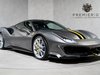 Ferrari 488 Pista WARRANTY. HISTORIC PAINTWORK. CARBON FIBRE INT & EXT. LIFT. CARPLAY.