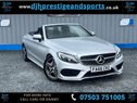 Mercedes-Benz C Class 2.1 C220d AMG Line (Premium Plus) Cabriolet G-Tronic+ Euro 6 (s/s) 2dr