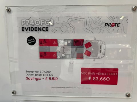 Pilote P740FGJ Evidence 2026 MODEL SHOW VAN 18