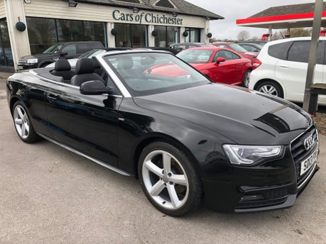 Audi A5 2.0 TDI S LINE S/S convertible just 66,000m 1 owner, good history £165 tax