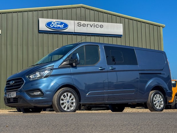 Ford Transit Custom Crew Cab AUTO LWB L2H1 Limited 170BHP 320 Air Con Alloys Euro 6 NO VAT 1