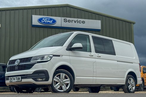 Volkswagen Transporter Crew Cab AUTO LWB L2H1 Highline T32 A/C Alloys Sensors EURO 6 NO VAT