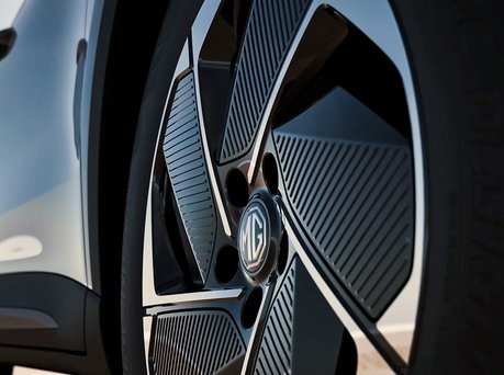 Close-up image of wheel.