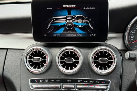 Mercedes-Benz C Class C 220 D AMG LINE PREMIUM PLUS - SELENITE GREY WITH CRANBERRY LEATHER 46