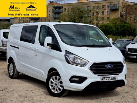 Ford Transit Custom 2.0 300 EcoBlue Limited Crew Van Double Cab 5dr Diesel Manual L2 H1 Euro 6