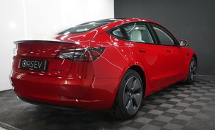 Tesla Model 3 LONG RANGE AWD White Interior Red Multi-coat Ryzen GROK AI One Owner VAT Q 12