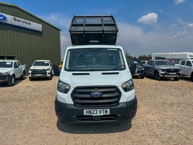 Ford Transit Tipper MWB L2 Leader 350 Air Con Sensors Tow Bar EURO 6 4