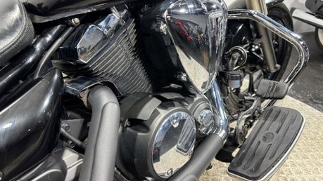 Yamaha XVS MIDNIGHT STAR 2013 29K MOT SERVICED PANNIERS CRUISER BIKE 950CC 20