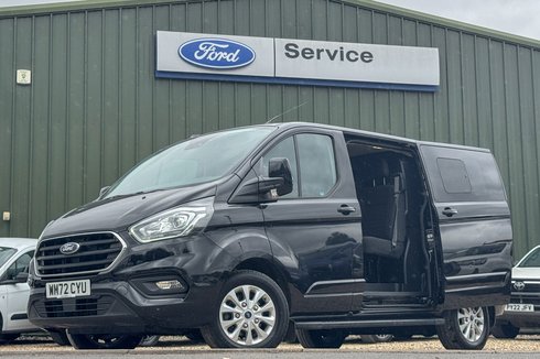 Ford Transit Custom Crew Cab AUTO SWB L1H1 Low Roof Limited 320 Air Con Sensors Cam EURO 6