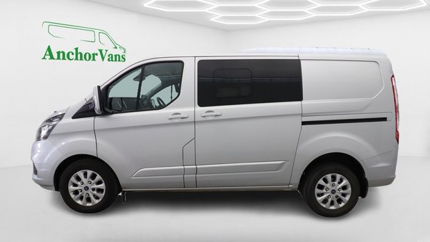 Ford Transit Custom Crew Cab SWB L1H1 Low Roof Limited 320 Air Con Alloys Sensors EURO 6 7