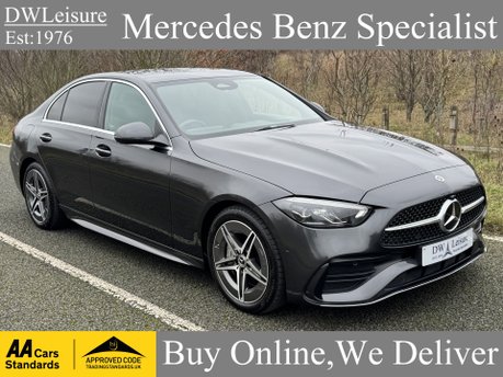 Mercedes-Benz C Class C200 MHEV AMG Line Auto Petrol Saloon PARKTRONIC/SAT NAV/FULL LEATHER