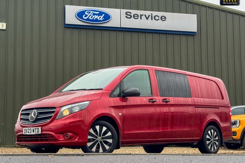 Mercedes-Benz Vito Crew Cab AUTO XLWB L3H1 Premium Plus 116 Alloys Sensors Tow Bar EURO 6 NO V