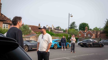 Romans International Convoy to Goodwood Breakfast Club Supercar Sunday 7