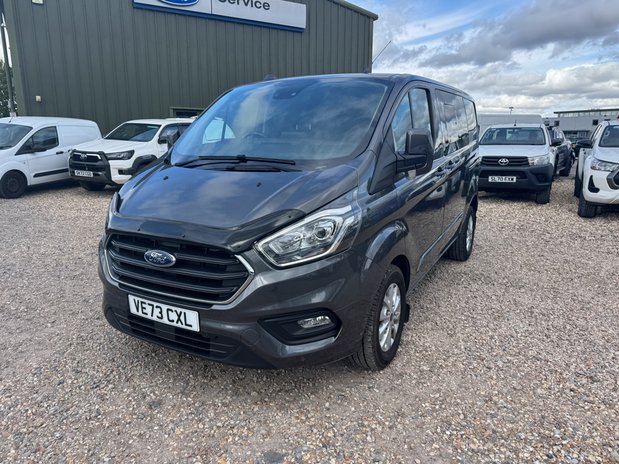 Ford Transit Custom Crew Cab AUTO SWB L1H1 Low Roof Limited 320 Air Con Alloys H/Seats EURO 6 3