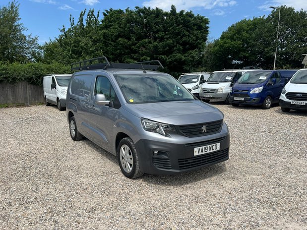 Peugeot Partner LWB L2H1 (SOLD) Low Roof Asphalt Air Con Alloys Cam Sensors EURO 6 NO VAT 4