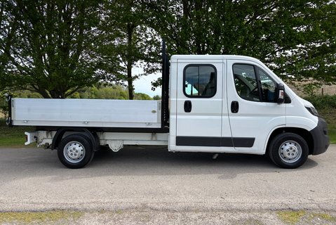 Peugeot Boxer 335 2.2 Hdi 130 ps Crew Cab Tipper - Air Con - Ex MOD 9