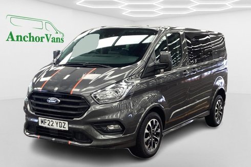 Ford Transit Custom Crew Cab SWB L1H1 Low Roof Sport 320 Air Con Alloys Sensors Cam EURO 6
