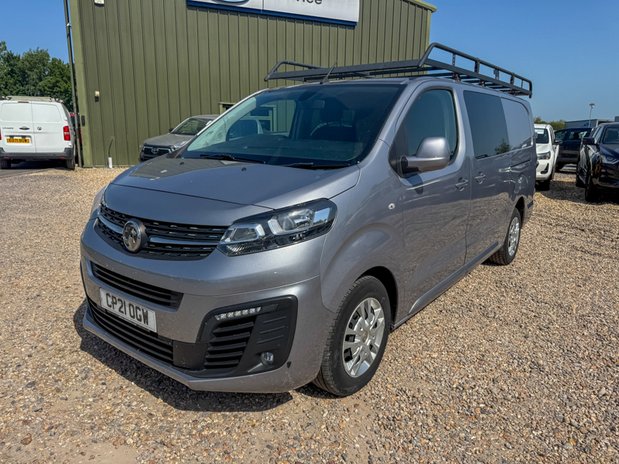 Vauxhall Vivaro Crew Cab LWB L2H1 Low Roof Sportive 2900 Air Con Sensors EURO 6 NO VAT 3