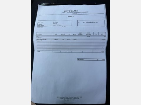 Vauxhall Vivaro 1.6 CDTi 2900 BiTurbo ecoFLEX Sportive Panel Van 5dr Diesel Manual L2 H1 Eu 36