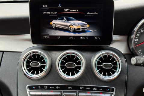 Mercedes-Benz C Class C 220 D AMG LINE PREMIUM PLUS - SELENITE GREY WITH CRANBERRY LEATHER 57