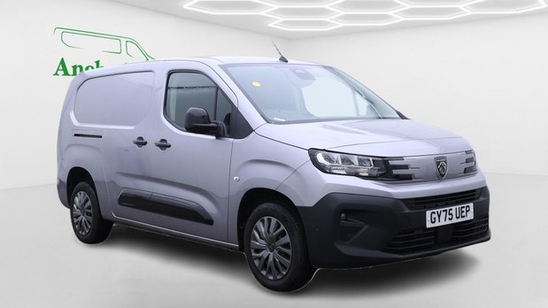 Peugeot Partner AUTO LWB L2H1 Low Roof Asphalt Air Con Sensors Cam EURO 6 2
