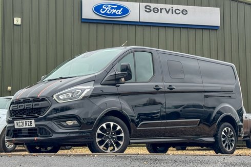 Ford Transit Custom Crew Cab LWB L2H1 Sport 320 Air Con Alloys SELECT