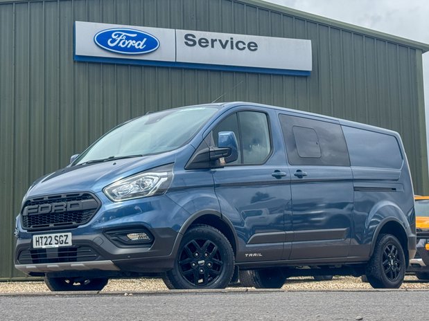Ford Transit Custom Crew Cab LWB L2H1 Low Roof Trail 320 Air Con Alloys Sensors Cam EURO 6 2