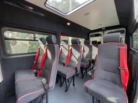Peugeot Boxer 435 L3H2 16 SEAT NON-D1 LIGHTWEIGHT MINIBUS with A/C, Nav, Sensors, Ramp 28