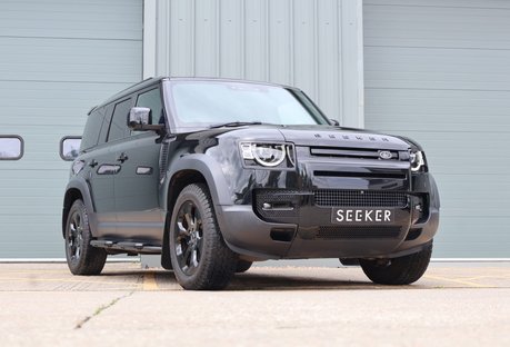 Land Rover Defender 110 HARD TOP SE MHEV super low miles styled by SEEKER UK ask about rear seats 