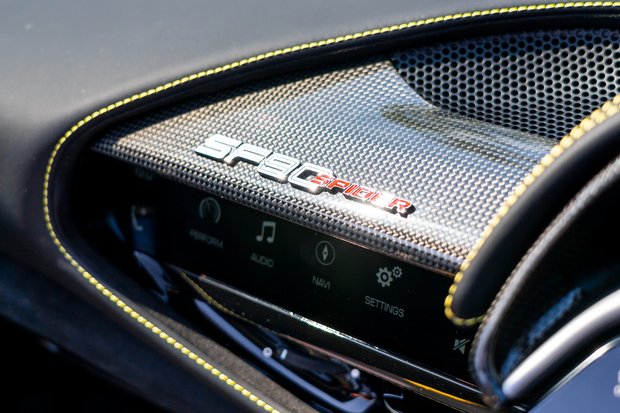 Ferrari SF90 Spider ATELIER EXAMPLE. VIOLA HONG KONG. CARBON INT & EXT. FRONT LIFT. 5
