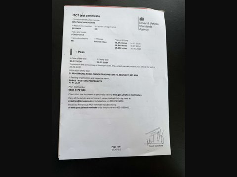 Ford Focus 1.5 Focus Zetec TDCi 5dr 88