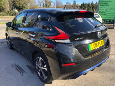 Nissan LEAF TEKNA electric 75,000 miles, service history 12