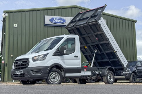 Ford Transit Tipper MWB L2 Leader 350 AIR CON Tow Bar EURO 6