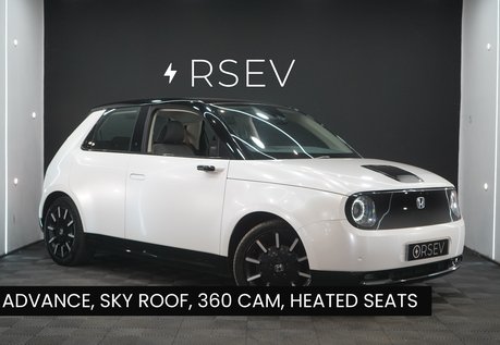 Honda Honda E Advance Sky Roof 360 Cam 17'' Alloys Heated Steering Wheel & Seats 