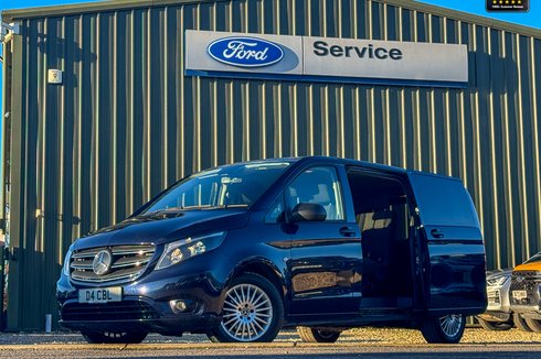 Mercedes-Benz Vito Crew Cab AUTO LWB L2H1 Premium 116 Air Con Alloys Camera Nav Sensors SELECT