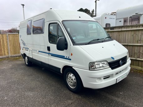 Adria Twin 2 Berth Fixed Bed Camper Van Fiat Ducato 2.8JTD Chassis 7
