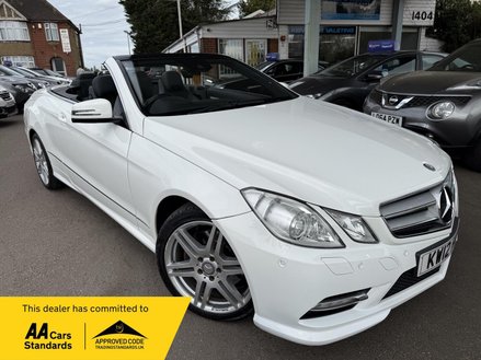 Mercedes-Benz E Class 2.1 E250 CDI BlueEfficiency Sport Cabriolet G-Tronic+ Euro 5 (s/s) 2dr
