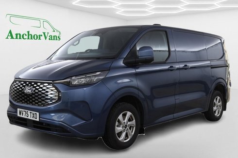 Ford E-Transit Custom 65KWH AUTO SWB L1H1 Low Roof Limited Air Con 218ps Alloys Sensors Cam EURO 