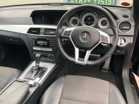 Mercedes-Benz C Class C180 BLUEEFFICIENCY AMG SPORT 1.6 Petrol Coupe Automatic 23