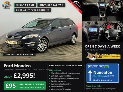 Ford Mondeo ZETEC BUSINESS EDITION TDCI 2