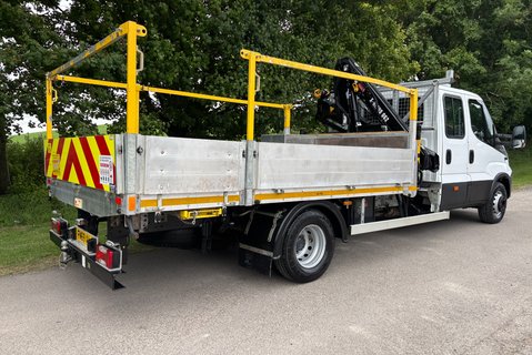 Iveco Daily 70C18D Double Cab Dropside with Hiab Crane - Air Con 2