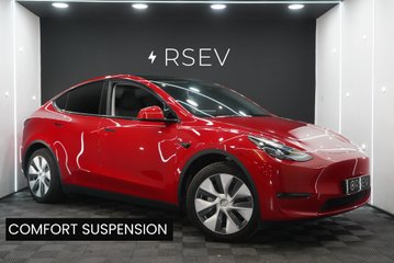 Tesla Model Y LONG RANGE AWD Red Multi Coat Comfort Suspension GROK AI One Owner VAT Q
