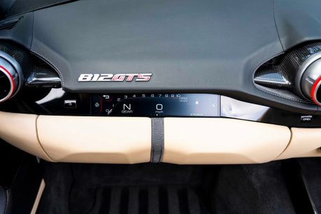 Ferrari 812 GTS BLU MONTREAL. CARBON FIBRE INT & EXT. CARPLAY. PASSENGER DISPLAY. LIFT 24