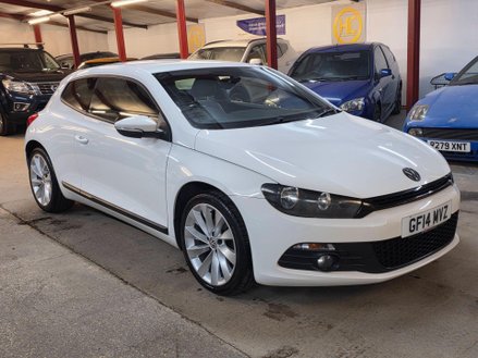 2014 VOLKSWAGEN SCIROCCO 2.0 TDI BLUEMOTION TECH GT EURO 5 S S 3DR LEATHER, NAV... photo