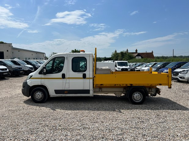 Peugeot Boxer Tipper LWB L3 7 Seater Bluetooth Tow Bar EURO 6 NO VAT 1