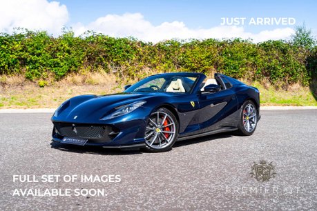 Ferrari 812 GTS BLU MONTREAL. CARBON FIBRE INT & EXT. CARPLAY. PASSENGER DISPLAY. LIFT 1